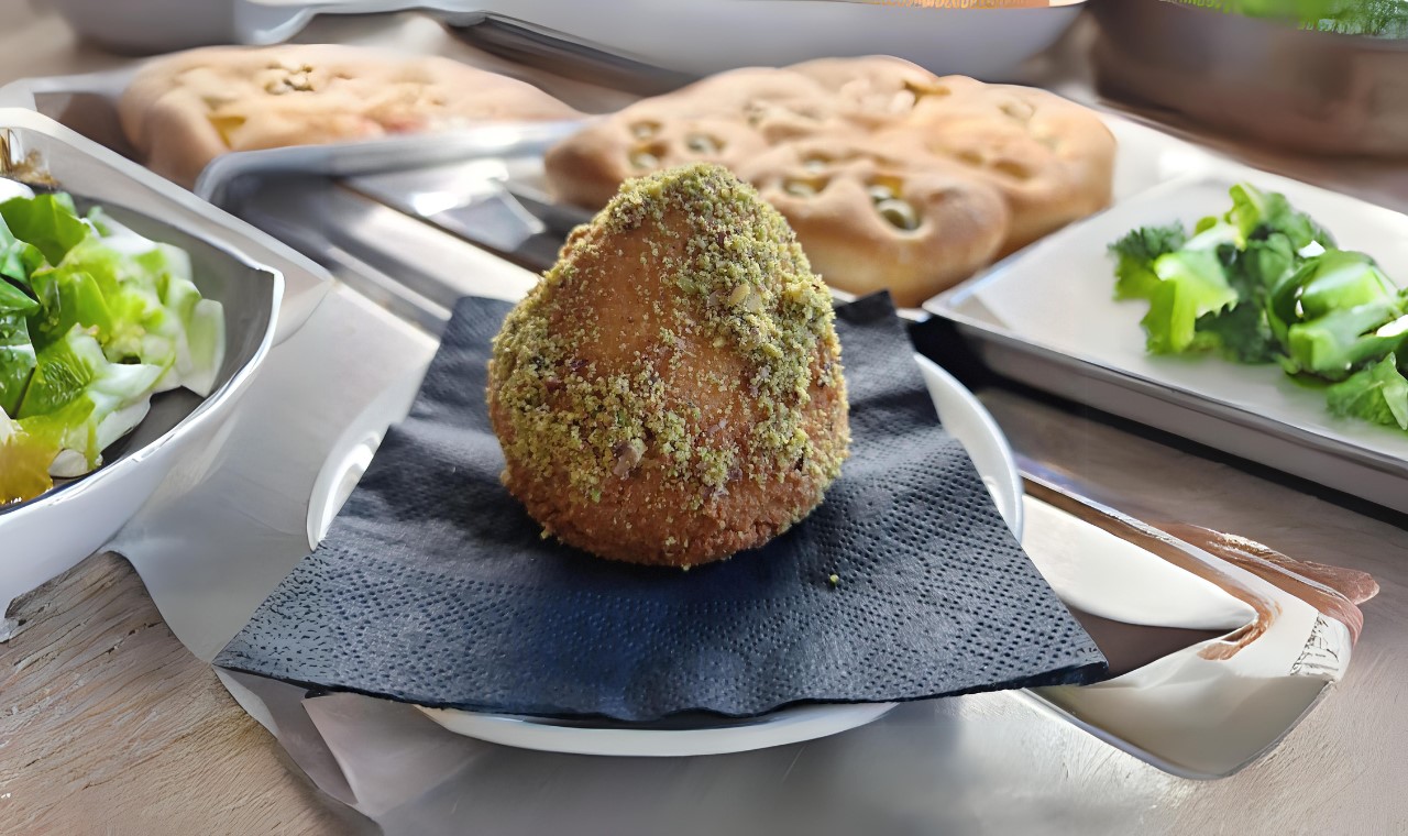 Arancino al pistacchio