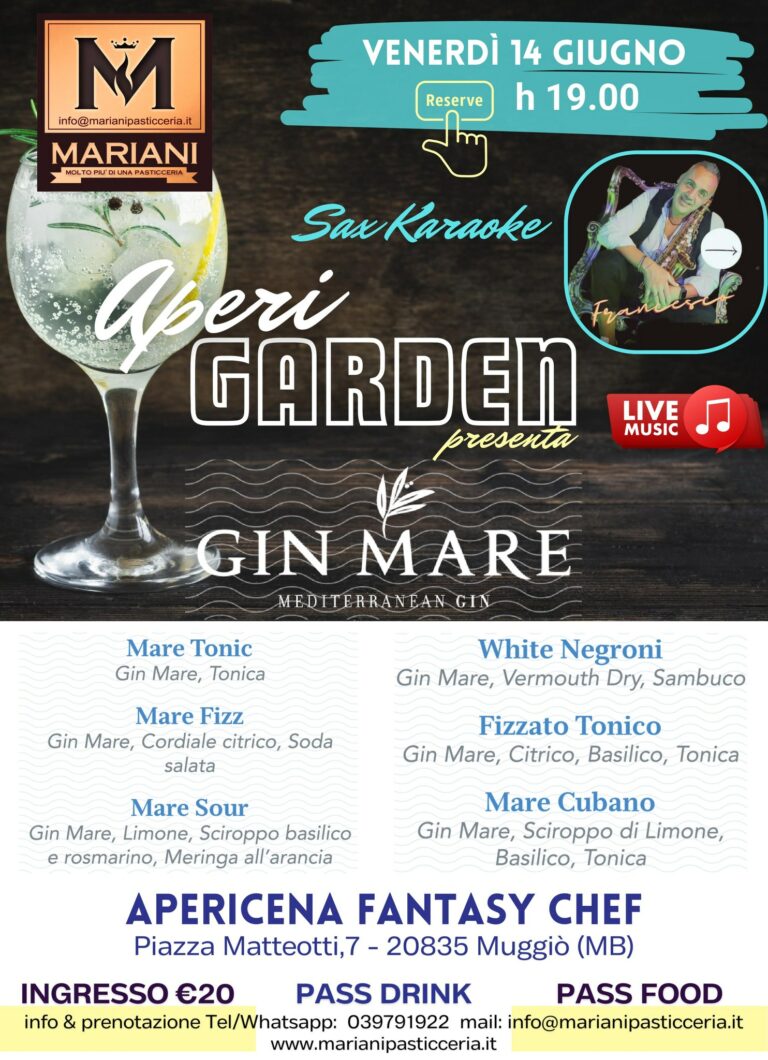 Aperigarden Gin Mare