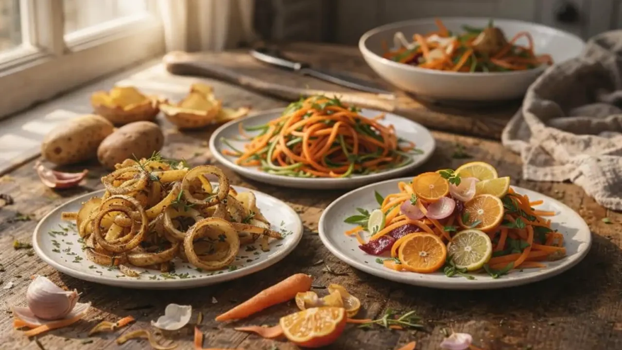 Bucce di frutta e verdura: trasforma gli scarti in piatti consapevoli