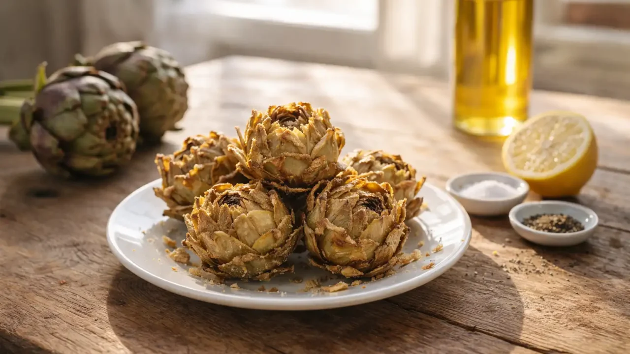 Carciofi alla giudia: la doppia frittura che li rende croccanti come petali