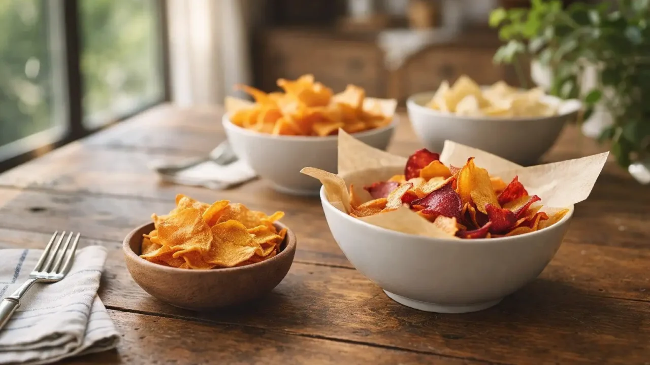 Chips di verdura: il vantaggio nutrizionale è reale, ma molto meno di quanto pensi