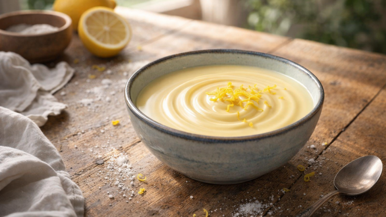 Come fare la crema pasticcera senza uova in 5 minuti con amido di mais e latte intero