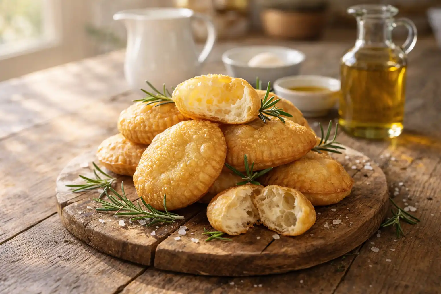 Crescentine emiliane fritte: come ottenere l'impasto perfetto che si gonfia in frittura