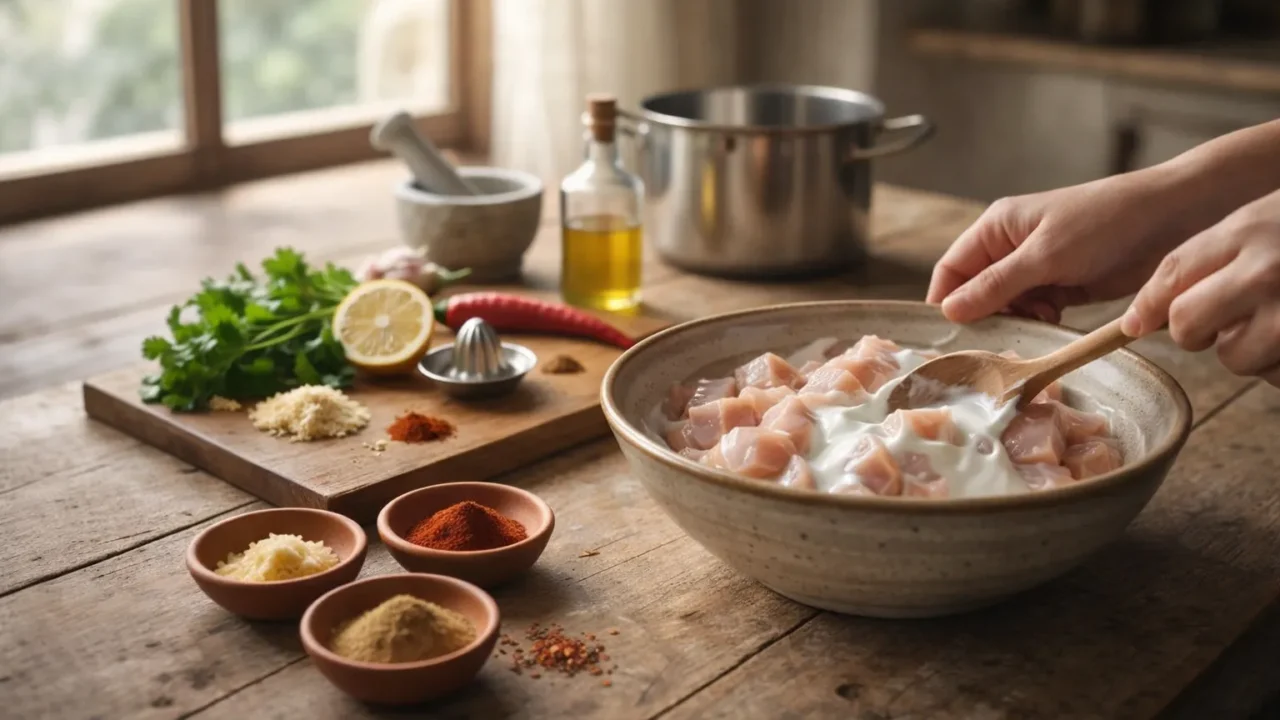 Pollo allo yogurt: come marinare e cuocere i bocconcini senza errori
