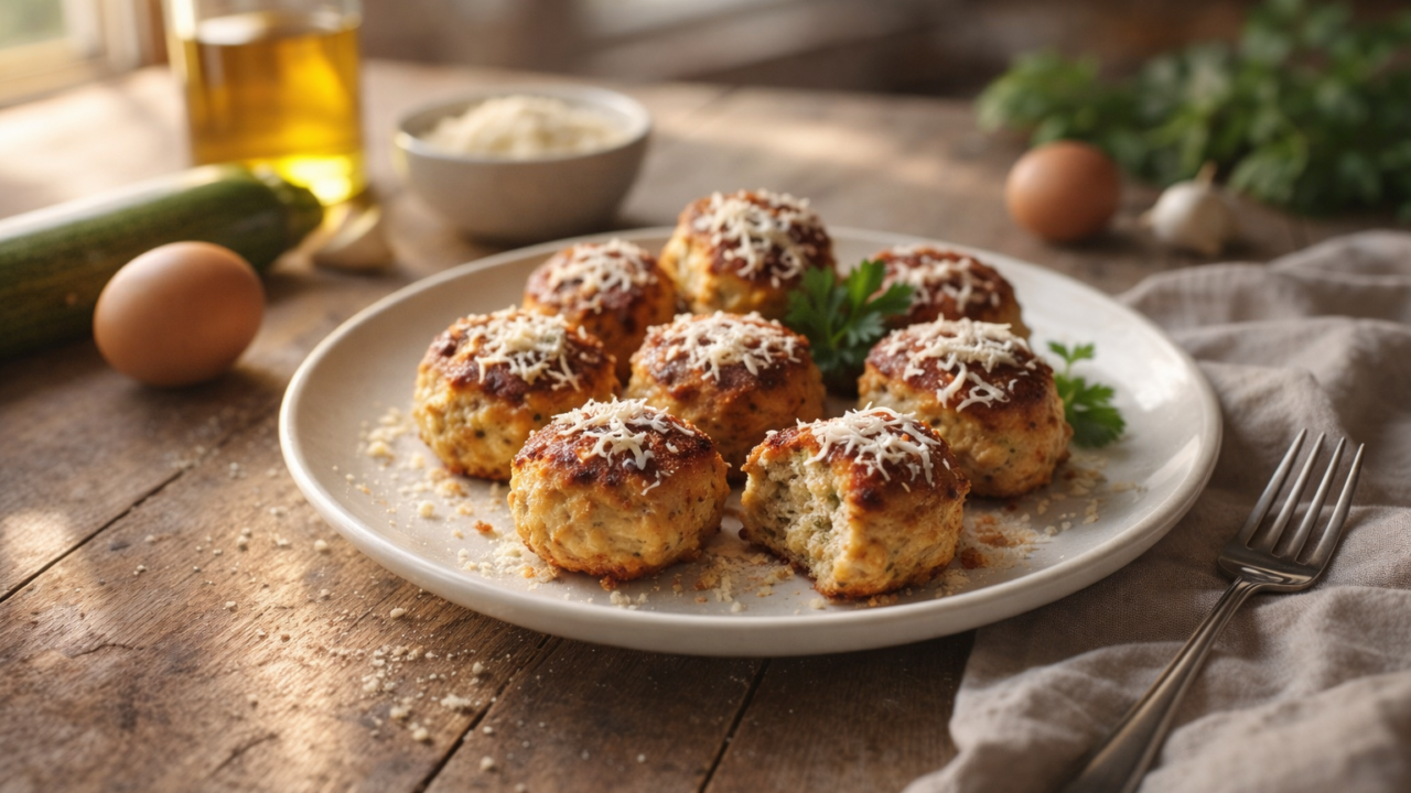 Polpette di tonno e zucchine in friggitrice: croccanti fuori, morbide dentro