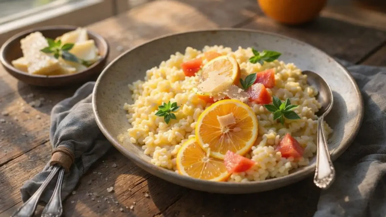 Risotto agli agrumi: cremosità e profumi di primavera in 20 minuti