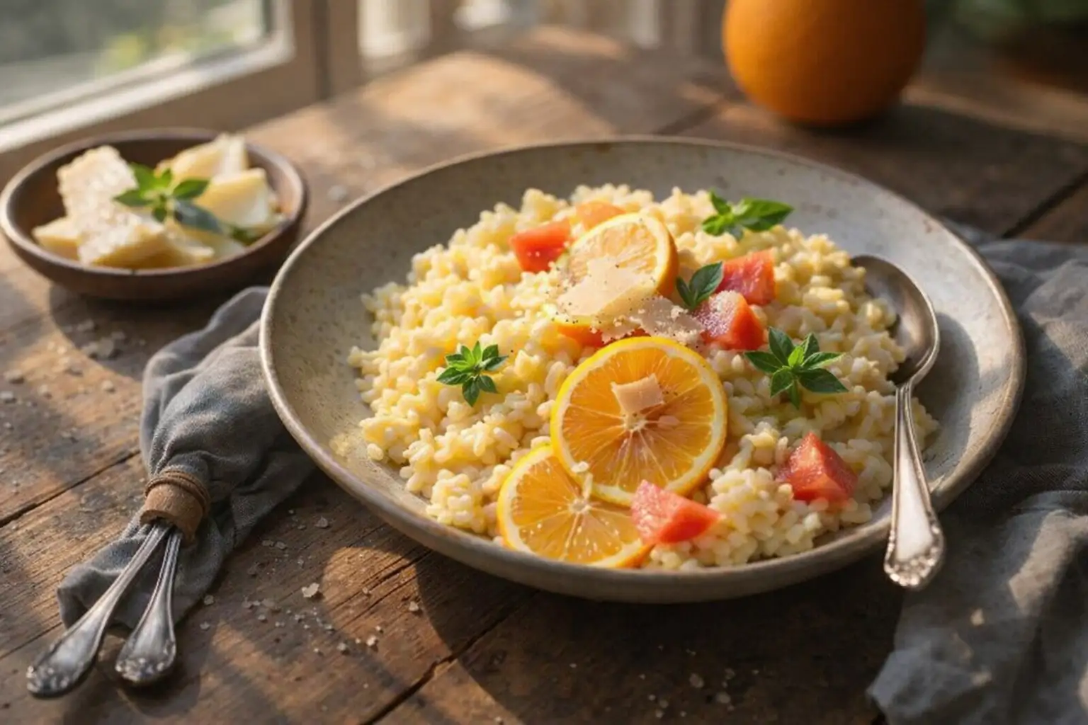 Risotto agli agrumi: cremosità e profumi di primavera in 20 minuti