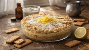 Sbriciolata al limone senza cottura: il dolce fresco che si prepara in anticipo