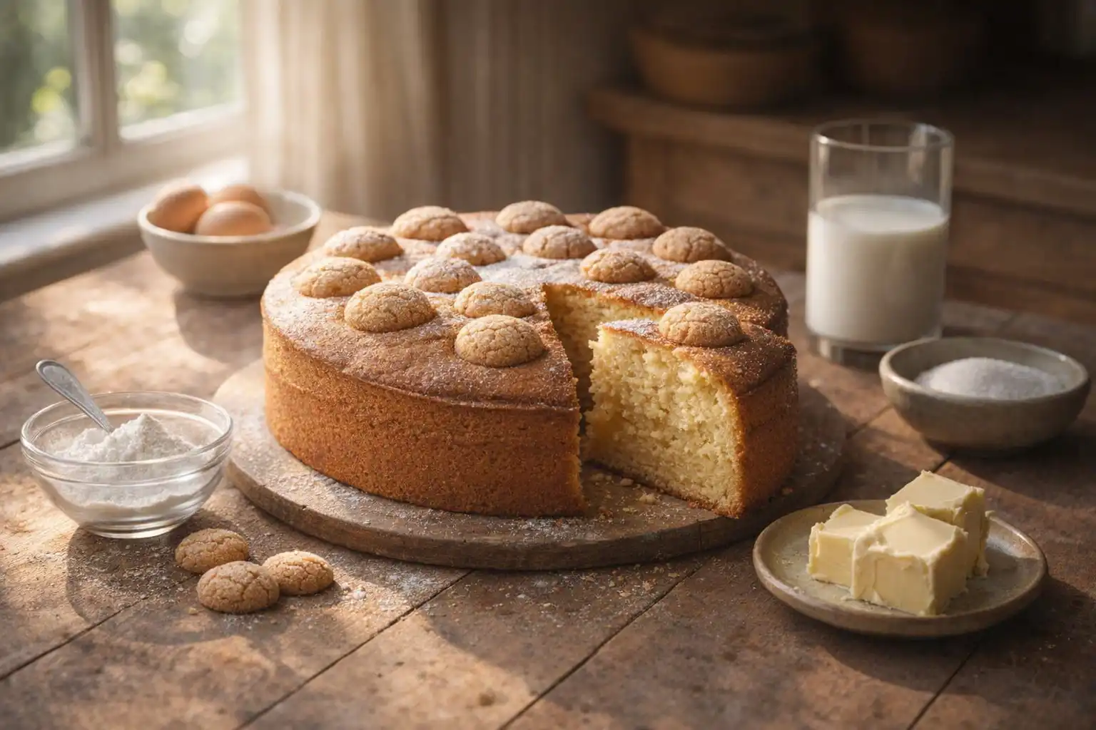 Torta agli amaretti: come mantenerla morbida anche il giorno dopo